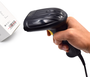 Ewent EW3400 Lector de códigos de barras 1D Láser Negro USB