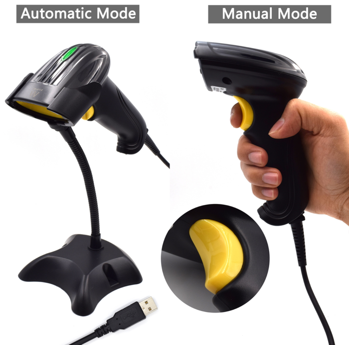 Ewent EW3400 Lector de códigos de barras 1D Láser Negro USB Ewent EW3400 Lector de códigos de barras 1D Láser Negro USB