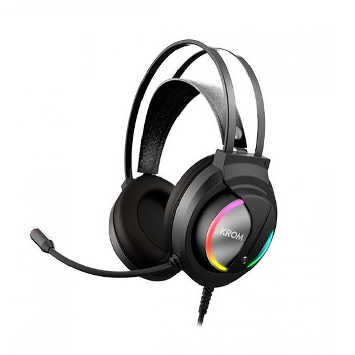 Krom Kappa Auriculares Gaming RGB Negro Krom Kappa Auriculares Gaming RGB Negro