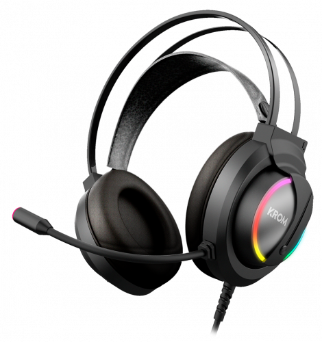 Krom Kappa Auriculares Gaming RGB Negro Krom Kappa Auriculares Gaming RGB Negro