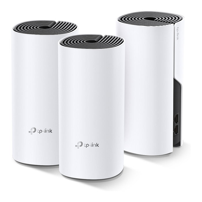 TP-Link Deco M4 (3 unidades) Sistema de Malla WiFi para Toda la Casa AC1200 Doble Banda WiFi 5 (802.11ac) Blanco