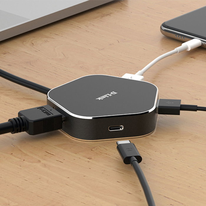 D-Link DUB-M420 Docking Station con HDMI 4K y 2 Puertos USB 3.0