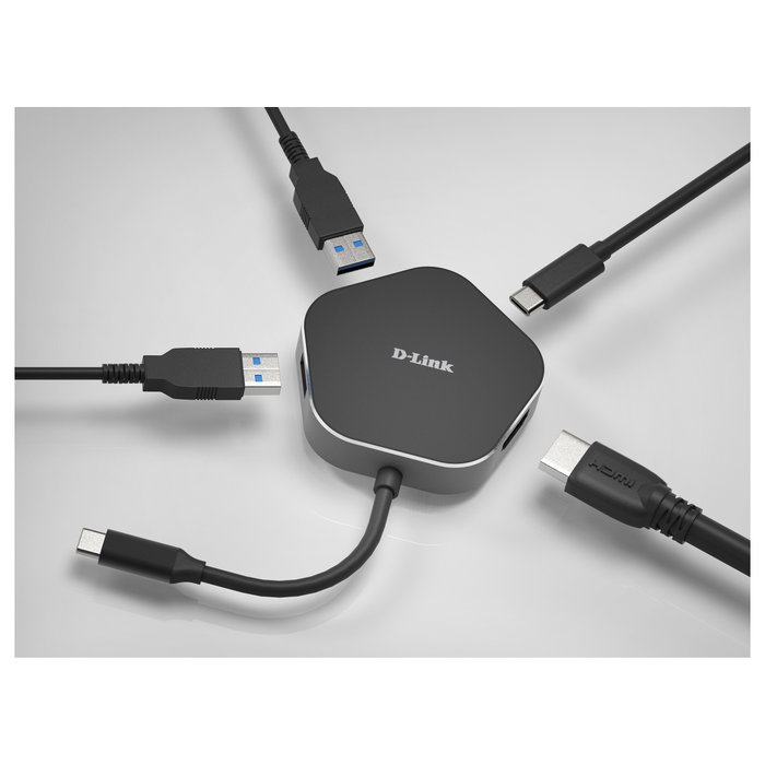 D-Link DUB-M420 Docking Station con HDMI 4K y 2 Puertos USB 3.0