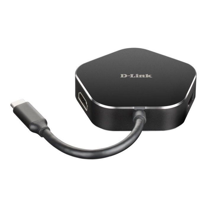 D-Link DUB-M420 Hub USB-C con HDMI 4K, Thunderbolt 3, Carga 60W