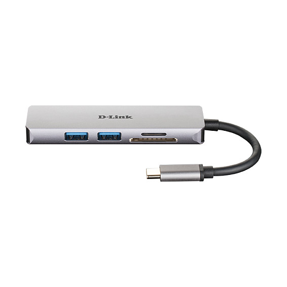 D-Link DUB-M530 Docking Station USB-C 5 en 1 con HDMI 4K y Lector de Tarjetas