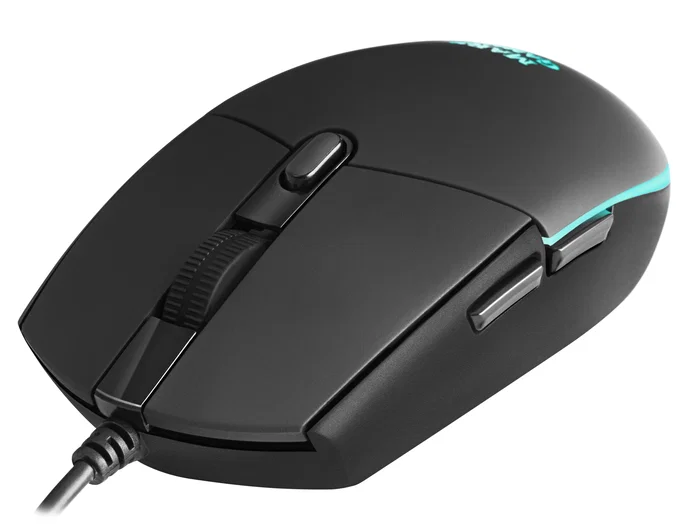 Mars Gaming MCPTKLES Combo Gaming Teclado + Ratón Óptico USB, Teclado TKL Compacto Español con Iluminación RGB, Ratón Ligero 3200 DPI