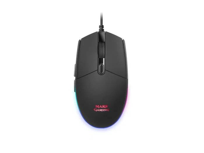 Mars Gaming MCPTKLES Combo Gaming Teclado + Ratón Óptico USB, Teclado TKL Compacto Español con Iluminación RGB, Ratón Ligero 3200 DPI