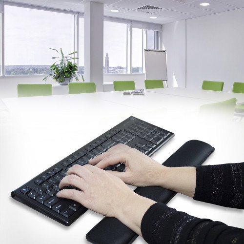 Ewent EW3180 Almohadilla Ergonómica para Muñecas Negra