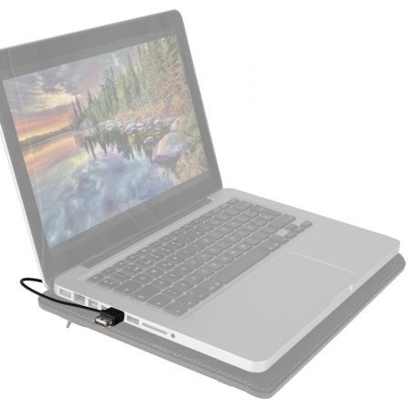 NGS Soporte Refrigerante Jetstand para Portátiles hasta 15.6" con Iluminación LED Azul y Doble Ventilador