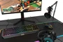 Krom Kapsule Kit Micrófono de Condensador USB Negro para Streaming, Podcast y Gaming - Micrófono para PC con Filtro Pop, Soporte y Montura Antishock