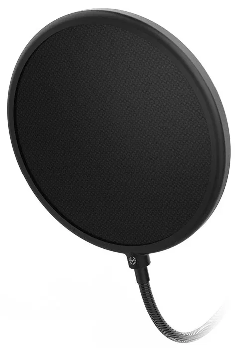 Krom Kapsule Kit Micrófono de Condensador USB Negro para Streaming, Podcast y Gaming - Micrófono para PC con Filtro Pop, Soporte y Montura Antishock