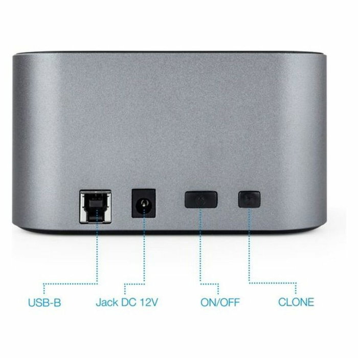 Tooq Docking Station TQDS-805G para HDD/SSD SATA 2.5/3.5 con Clonación Tooq Docking Station TQDS-805G para HDD/SSD SATA 2.5/3.5 con Clonación