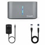 Tooq Docking Station TQDS-805G para HDD/SSD SATA 2.5/3.5 con Clonación