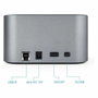 Tooq Docking Station TQDS-805G para HDD/SSD SATA 2.5/3.5 con Clonación