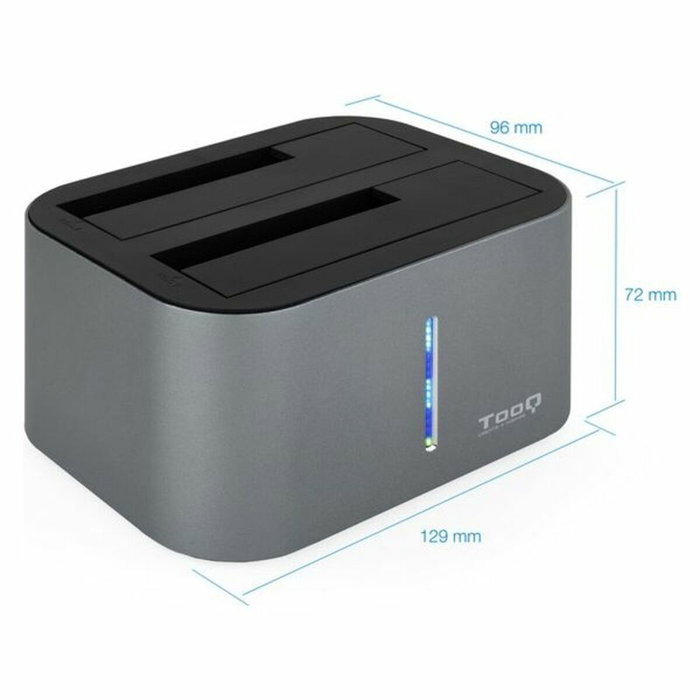 Tooq Docking Station TQDS-805G para HDD/SSD SATA 2.5/3.5 con Clonación Tooq Docking Station TQDS-805G para HDD/SSD SATA 2.5/3.5 con Clonación