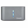 Tooq Docking Station TQDS-805G para HDD/SSD SATA 2.5/3.5 con Clonación