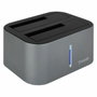 Tooq Docking Station TQDS-805G para HDD/SSD SATA 2.5/3.5 con Clonación