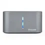 TooQ Docking Station TQDS-805G para Discos Duros HDD/SSD SATA de 2.5 y 3.5 Pulgadas con USB 3.0 y Función de Clonación