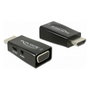 DeLOCK 65901 Adaptador HDMI A a VGA y Audio 3,5 mm Negro