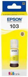 Epson Botella de Tinta 103 Amarillo para EcoTank L3110, L3150 y series compatibles