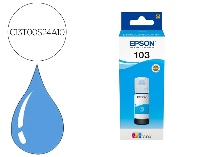 Epson 103 EcoTank Cian 65 ml T00S24A10