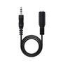 Nano Cable 10.24.0201 Cable Estéreo Jack 3.5 Macho - Jack 3.5 Hembra 1.5m Negro