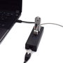 Ewent EW1141 Hub USB Tipo C con 3 Puertos USB 3.1 y Gigabit LAN Negro