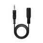 Nanocable Cable de Audio Estéreo Jack 3.5mm Macho a Hembra 3m Negro