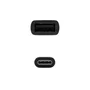 Nanocable Cable USB 2.0 USB-C Macho a USB-A Hembra 15cm Negro