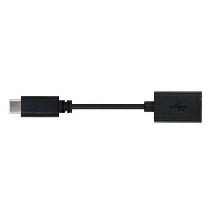 Nanocable Cable USB-C (Macho) a USB-A (Hembra) 15cm, USB 2.0 480 Mbps, Carga Rápida 3A, Soporta OTG, Negro