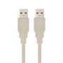 Nanocable Cable USB 2.0 Macho a Macho, 1 m, Beige