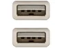 Nanocable Cable USB 2.0 A/M a A/M, 1m, Beige