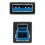 Nanocable Cable USB 3.2 Gen 1 de 2m, USB A a USB B, Negro