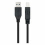 Nanocable Cable USB 3.2 Gen 1 de 2m, USB A a USB B, Negro