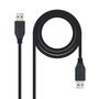 Nanocable Cable USB 3.0 Tipo A a A 10.01.1001-BK Negro 1m
