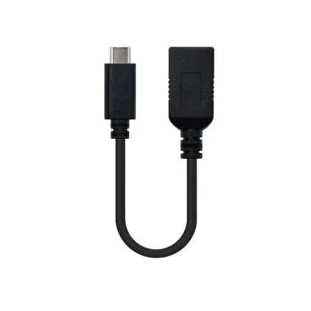 Nano Cable 10.01.4201 Cable USB 3.1 Tipo-C Macho - USB Hembra 15cm Negro 5Gbps 3A Nano Cable 10.01.4201 Cable USB 3.1 Tipo-C Macho - USB Hembra 15cm Negro 5Gbps 3A