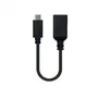 Nano Cable 10.01.4201 Cable USB 3.1 Tipo-C Macho - USB Hembra 15cm Negro 5Gbps 3A