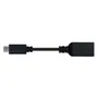 Nano Cable 10.01.4201 Cable USB 3.1 Tipo-C Macho - USB Hembra 15cm Negro 5Gbps 3A