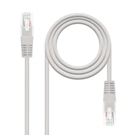 Nanocable 10.20.0415 Cable de Red RJ45 Cat6e U/UTP, Cobre OFC AWG24, 15 Metros, Color Gris