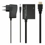 Nanocable Duplicador HDMI 1x2 con Pigtail de 50 cm y Alimentación