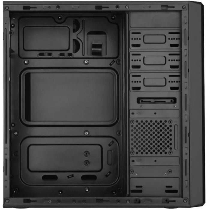 Coolbox Caja Ordenador ATX F750 Negro - Chasis ATX con 3 Bahías 5.25", 2 USB 3.0 Frontal, Soporte Ventiladores 120mm, Dimensiones 200x415x415 mm