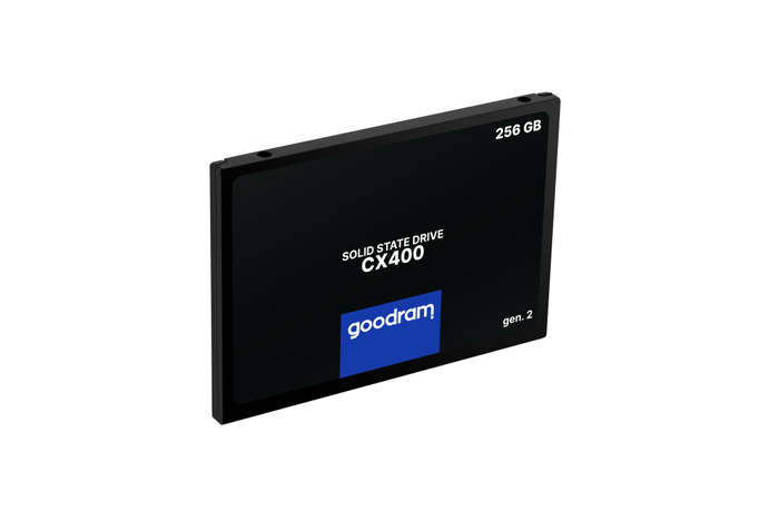 GOODRAM CX400 gen.2 SSD 256 GB 2.5" Serial ATA III 3D TLC NAND GOODRAM CX400 gen.2 SSD 256 GB 2.5" Serial ATA III 3D TLC NAND