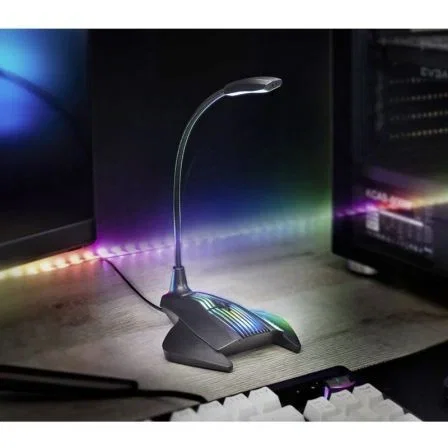 Micrófono Mars Gaming MMIC LED RGB NEGRO Negro