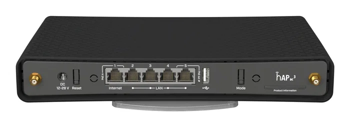 MikroTik hAP ac³ RBD53iG-5HacD2HnD Dual-Band Gigabit Ethernet Negro MikroTik hAP ac³ RBD53iG-5HacD2HnD Dual-Band Gigabit Ethernet Negro