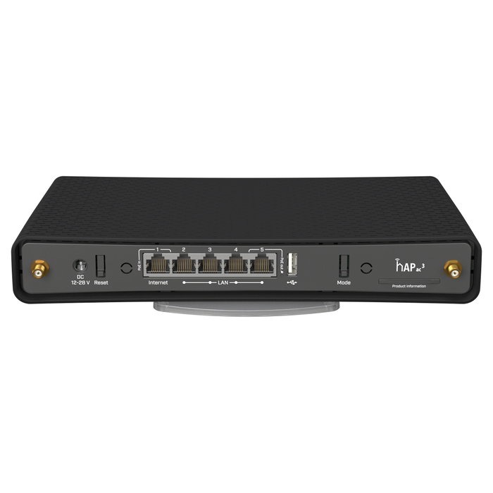 MikroTik hAP ac³ RBD53iG-5HacD2HnD Router de Doble Banda con 5 Puertos Gigabit MikroTik hAP ac³ RBD53iG-5HacD2HnD Router de Doble Banda con 5 Puertos Gigabit