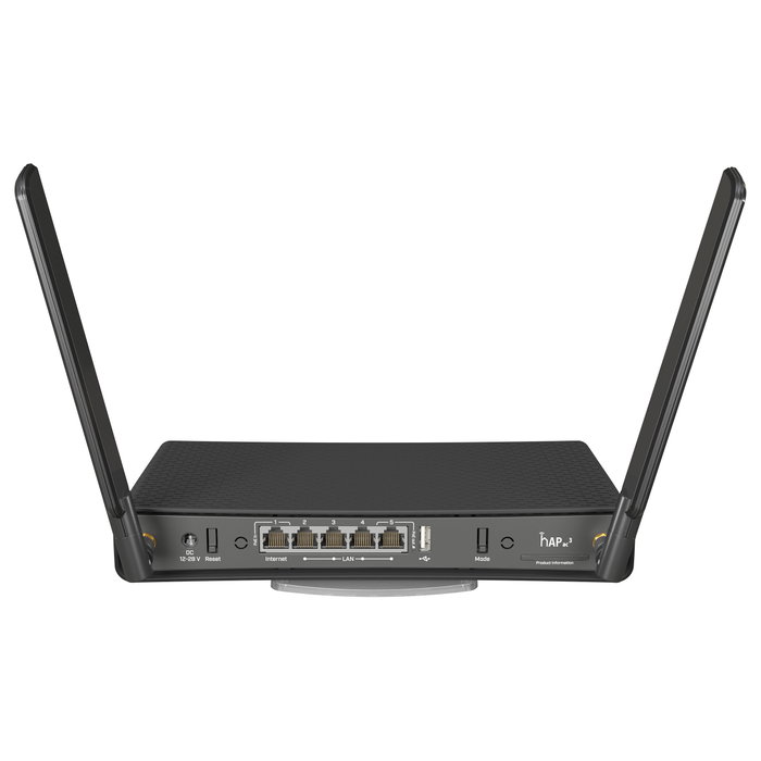 MikroTik hAP ac³ RBD53iG-5HacD2HnD Router de Doble Banda con 5 Puertos Gigabit MikroTik hAP ac³ RBD53iG-5HacD2HnD Router de Doble Banda con 5 Puertos Gigabit