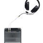 Nanocable Cable Adaptador Audio Jack 3,5 mm Hembra a 2x Jack 3,5 mm Macho, Blanco
