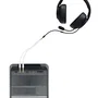 Nanocable Cable Adaptador Audio Jack 3.5mm Hembra 4 Pines a 2x Jack 3.5mm Macho 3 Pines Blanco