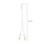 Nanocable Cable Adaptador Audio Jack 3.5mm Hembra 4 Pines a 2x Jack 3.5mm Macho 3 Pines Blanco