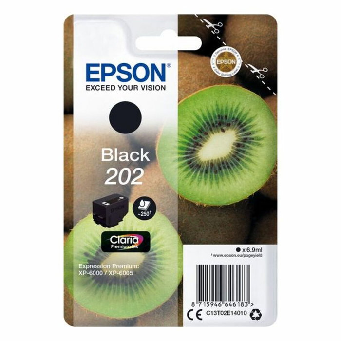 Epson Cartucho de tinta Negro 202 Claria Premium Ink C13T02E14010 Epson Cartucho de tinta Negro 202 Claria Premium Ink C13T02E14010